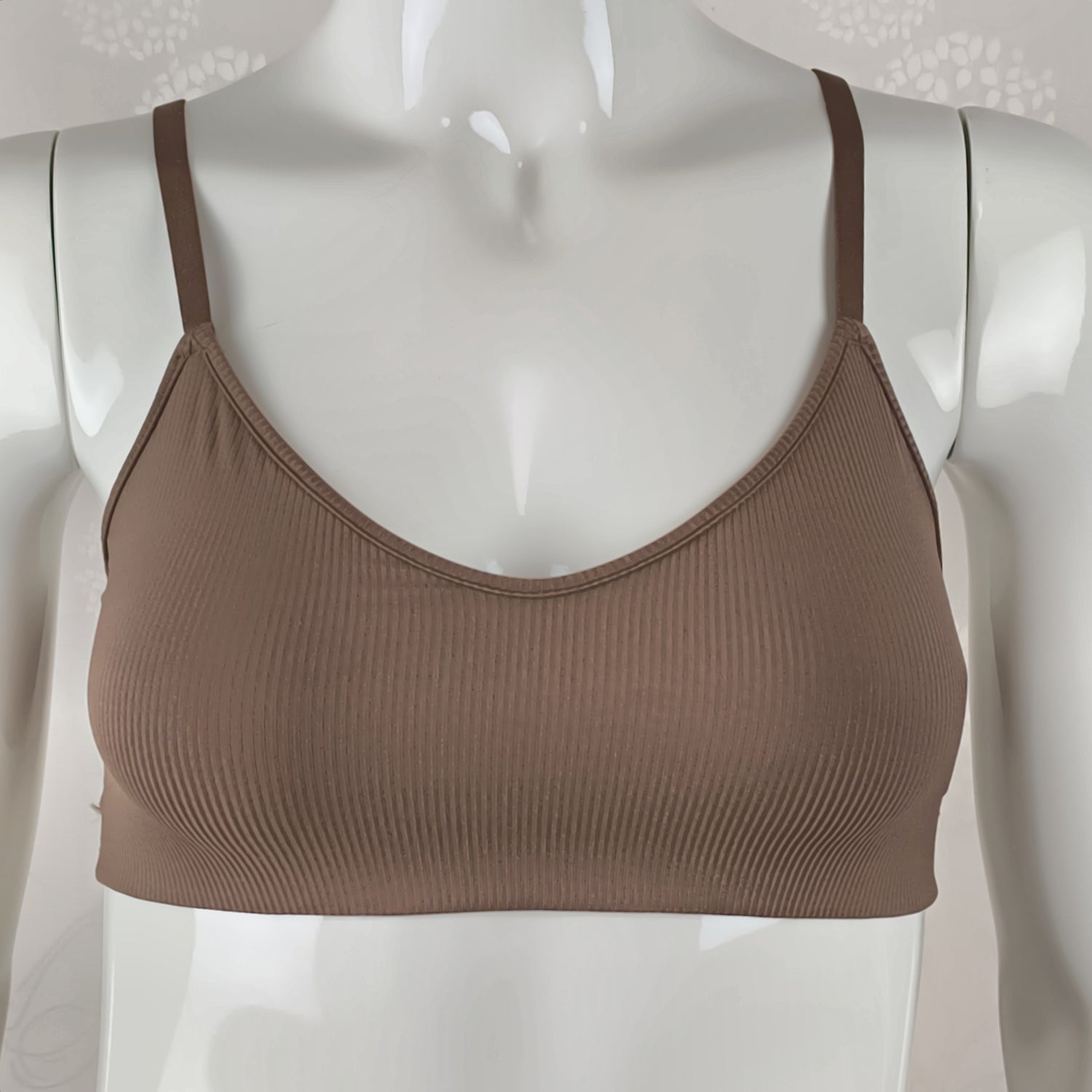 Organic Basics Naked Rib Bralette .